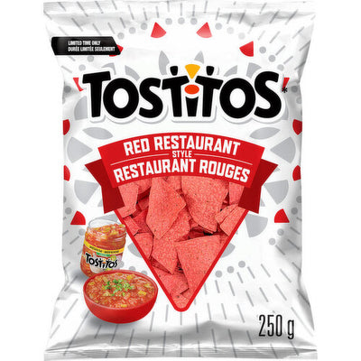 Tostitos Red Restaurant Style Tortilla Chips, 250 g