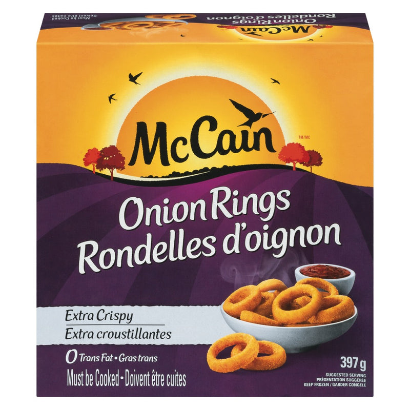 McCain Extra Crispy Onion Rings, 397 g