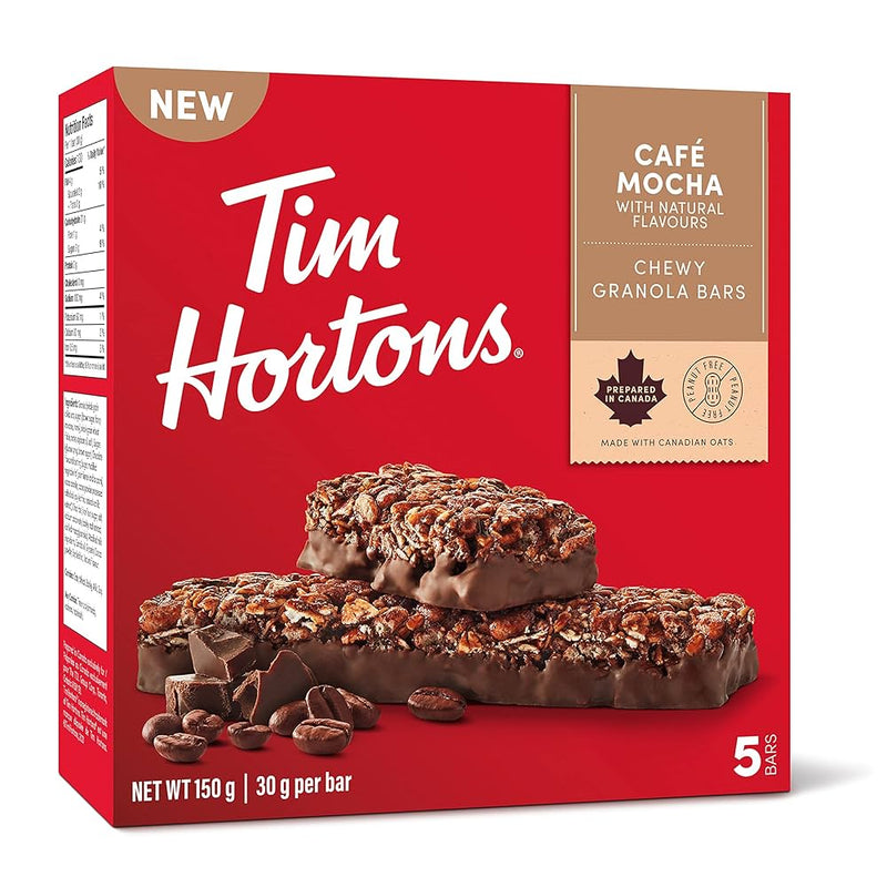 TIM HORTONS GRANOLA BAR CAFE M 5 ea
