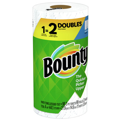 Bounty Select-A-Size Paper Towels, White, 1 Double Roll = 2 Regular Rolls, 1 Count, 1 ct