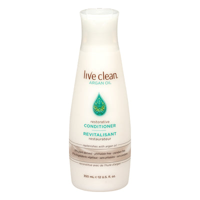 LIVE CLEAN Restorative Argan Oil Conditioner 12oz