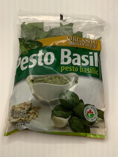 Roots Organic Pesto Basil, 112 g