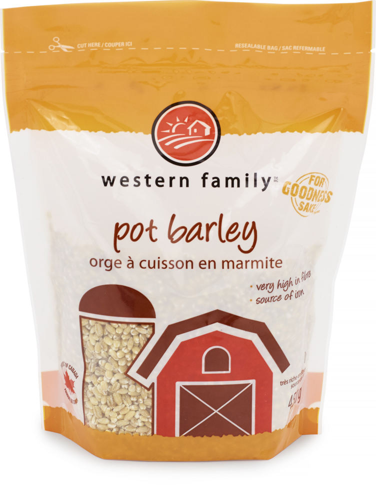 WESTERN FAMILY Pot Barley 450g