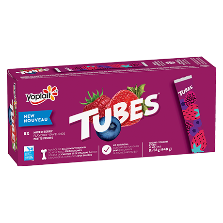 YOPLAIT TUBES MIXED BERRY 448 g