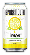Sparkmouth Lemon Sparkling Water, 355 mL
