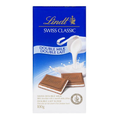 LINDT Double Milk Chocolate 100g