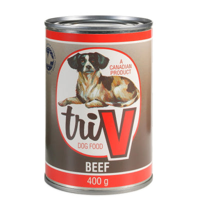 Triv Dog Food Beef, 400 g
