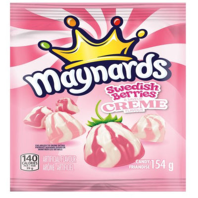 Maynards Swedish Berries & Creme Candy, 154 g