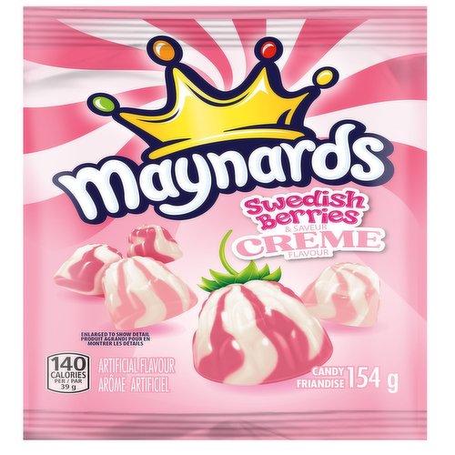 Maynards Swedish Berries & Creme Candy, 154 g