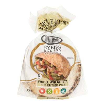 BYBLOS Bakery Whole Wheat Pita 300g