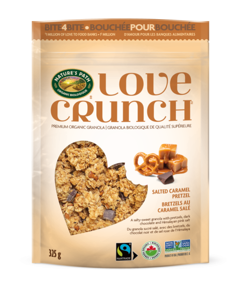Love Crunch Salted Caramel Pretzel Granola, 325 g