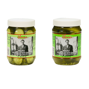 Elman's Garlic Dill Halves Pickles, 1 l