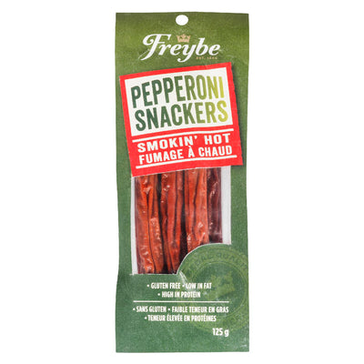 FREYBE Smokin' Hot Pepperoni Snackers 125g