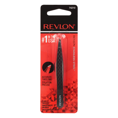 Revlon Slant Stainless Steel Tweezer, 1 tweezer