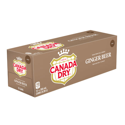 CANADA DRY GINGER BEER 12 x 355