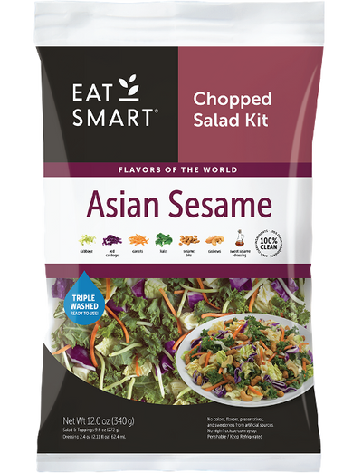 Eat Smart Asian Sesame Vegetable Salad Kit, 340 g