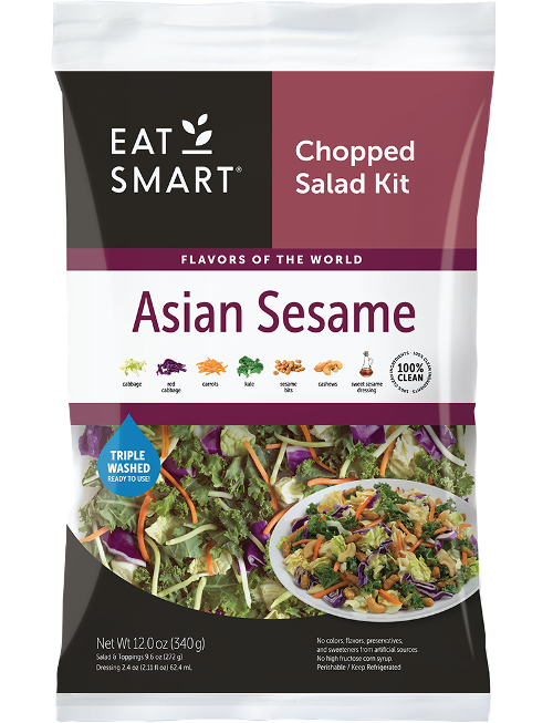 Eat Smart Asian Sesame Vegetable Salad Kit, 340 g