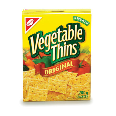 Vegetable Thins Original Crackers, 200 g