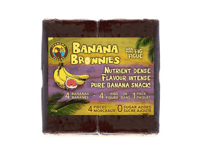 Ipanema Valley Banana Brownies With Fig, 120 g