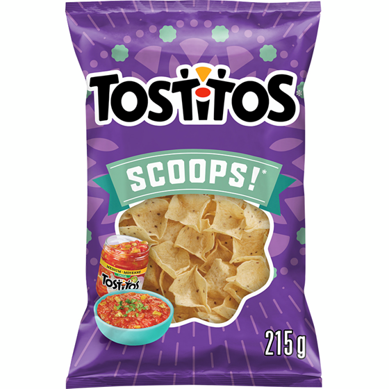 TOSTITOS Scoops White Corn Tortilla Chips 215g