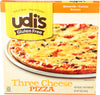 Udi's Gluten Free Pizza Three Cheese, 10 oz.