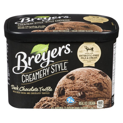 Breyers Dark Chocolate Truffle Ice Cream, 1.66 l