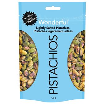 Wonderful Lightly Salted Pistachios (no shell) 170g