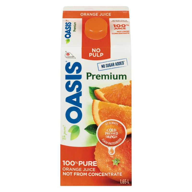 OASIS 100% Pure Orange Juice Not From Concentrate 1.5L