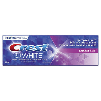 CREST 3D White Radiant Mint Toothpaste 65ml