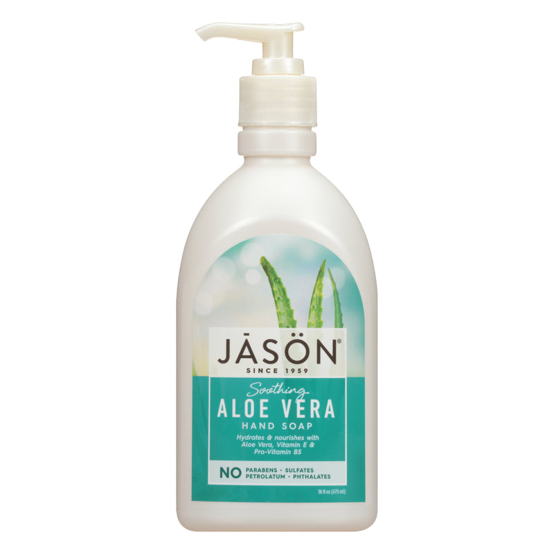 Jason Aloe Vera Liquid Satin Hand Soap, 473 mL