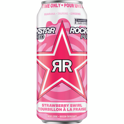 Rockstar Strawberry Swirl Energy Drink, 1 ct