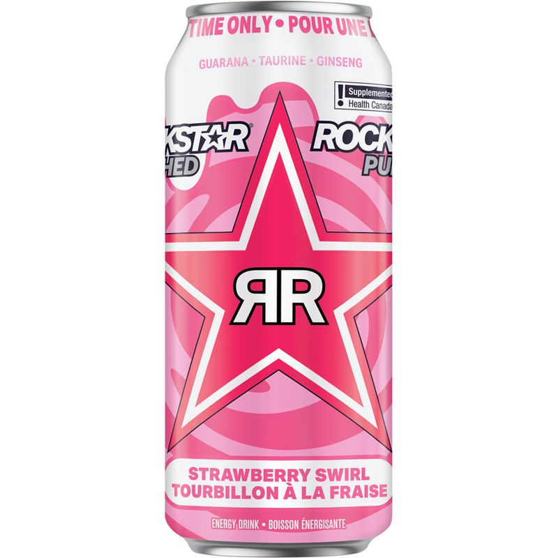 Rockstar Strawberry Swirl Energy Drink, 1 ct