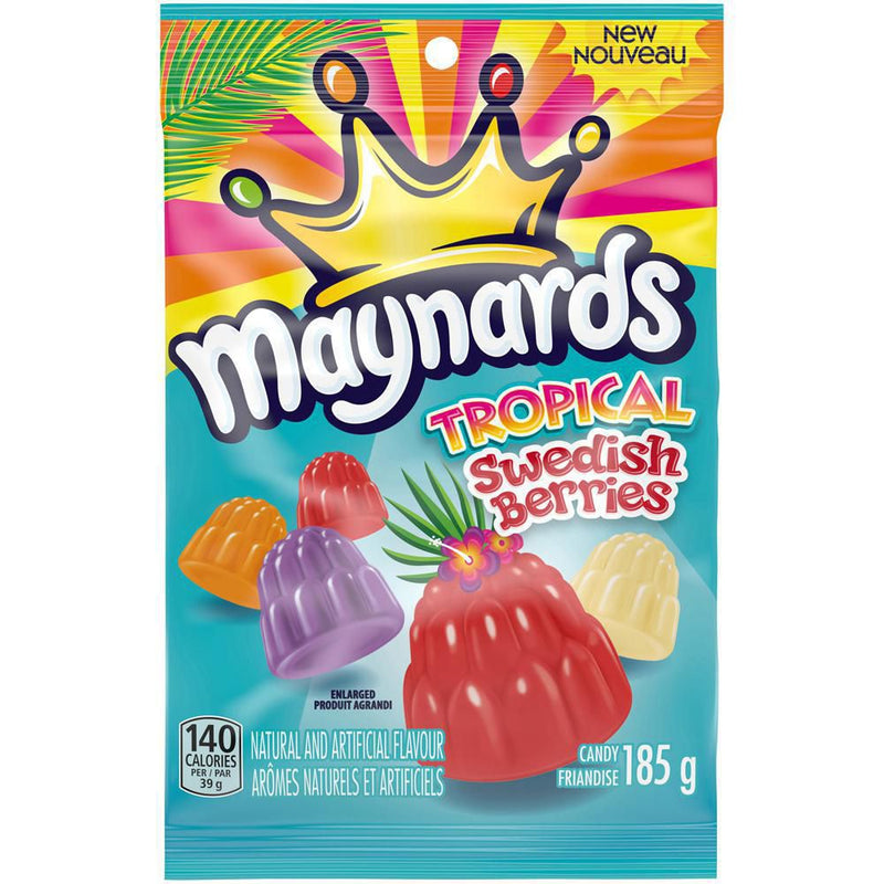 MAYNARDS Tropical Swedish Berries Candy 185g