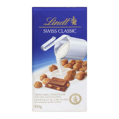 LINDT with Whole Hazelnuts Milk Chocolate, 99 g