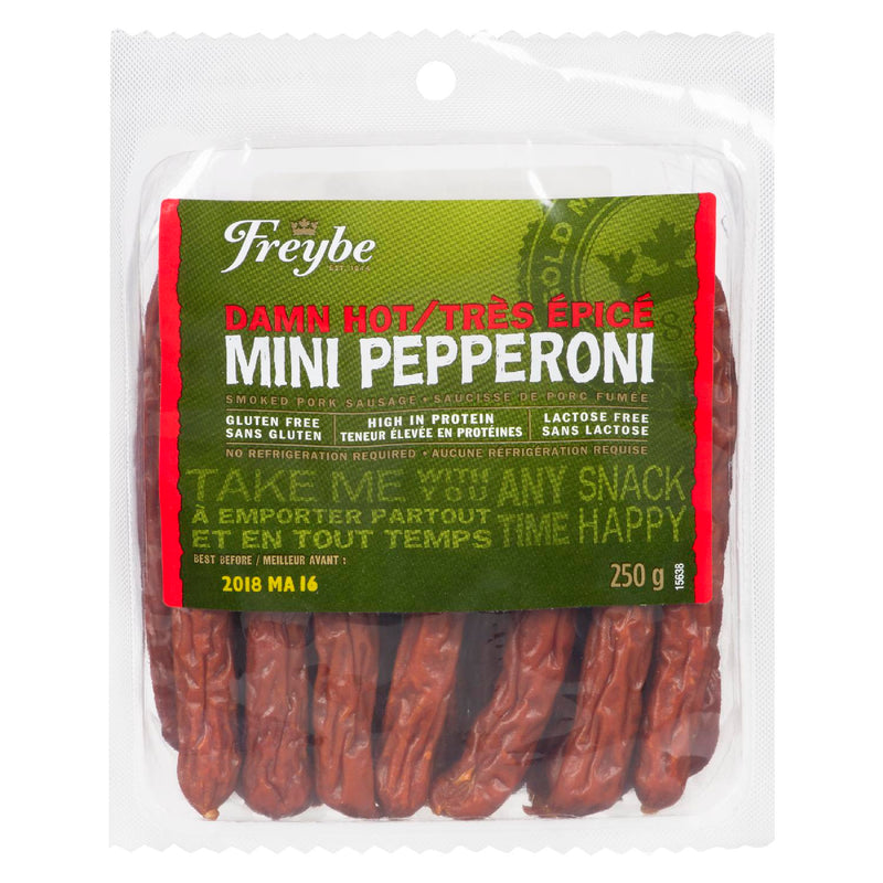 FREYBE Damn Hot Mini Pepperoni 250g