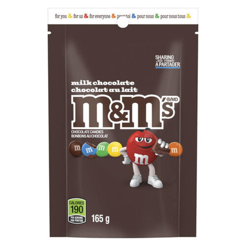M&M's Milk Chocolate Candies, 165 g