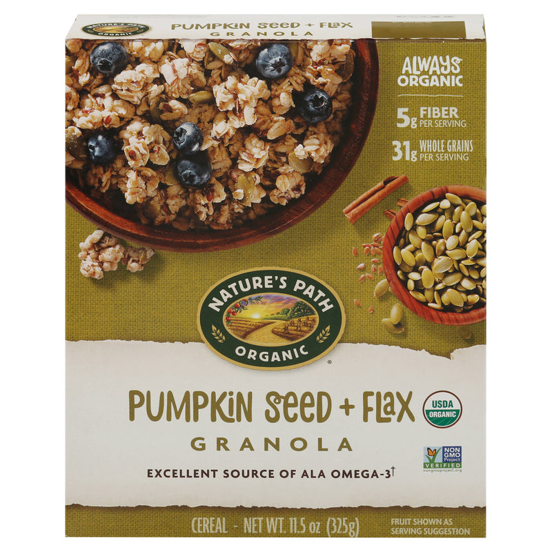 NATURE'S PATH Organic Pumpkin Flax Granola Cereal 298g
