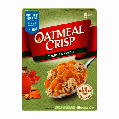 Oatmeal Crisp Maple Nut Flavour Oat Cereal, 423 g