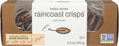 Lesley Stowe Raincoast Crisps Seed Crackers, 150 g