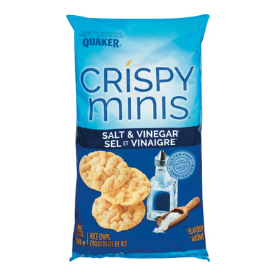 QUAKER Crispy Minis Salt & Vinegar Rice Chips 100g