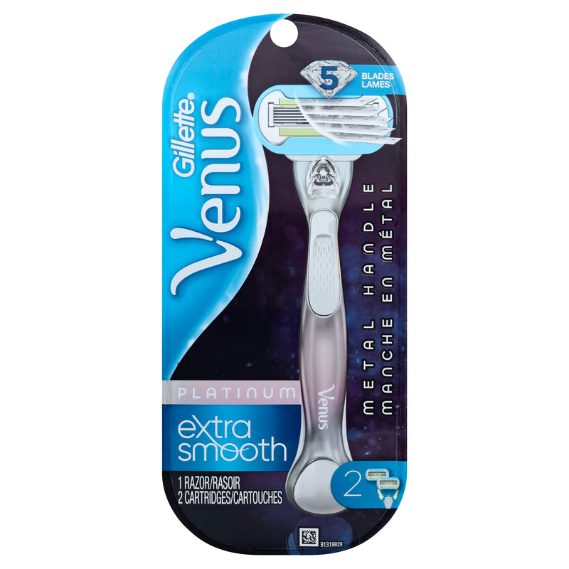 Gillette Platinum Extra Smooth Razor, 1 set