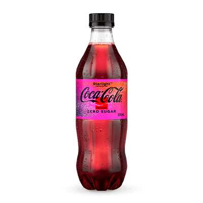 Coca-Cola Zero Sugar Starlight Soda, 500 mL