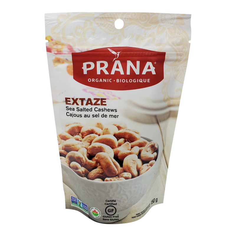 PRANA Organic Sea Salted Cashews 150g