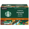 STARBUCKS K CUPS HOUSE BLEND 10 EA