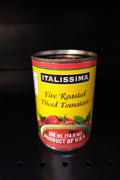 ITALISSIMA Fire Roasted Diced Tomatoes 398ml
