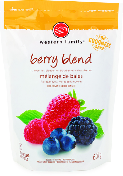 Western Family Berry Blend, 600 g