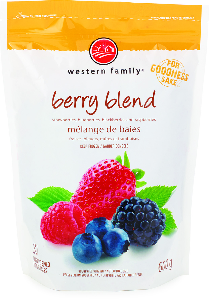 Western Family Berry Blend, 600 g