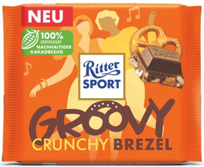 Ritter Sport Groovy Crunchy Bretzel Bar, 1 ct