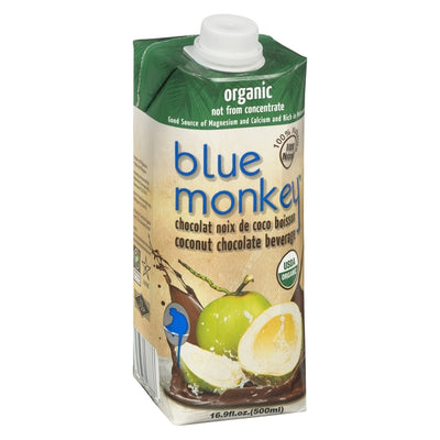 Blue Monkey Organic 100% Natural Coconut Chocolate Beverage, 500 mL