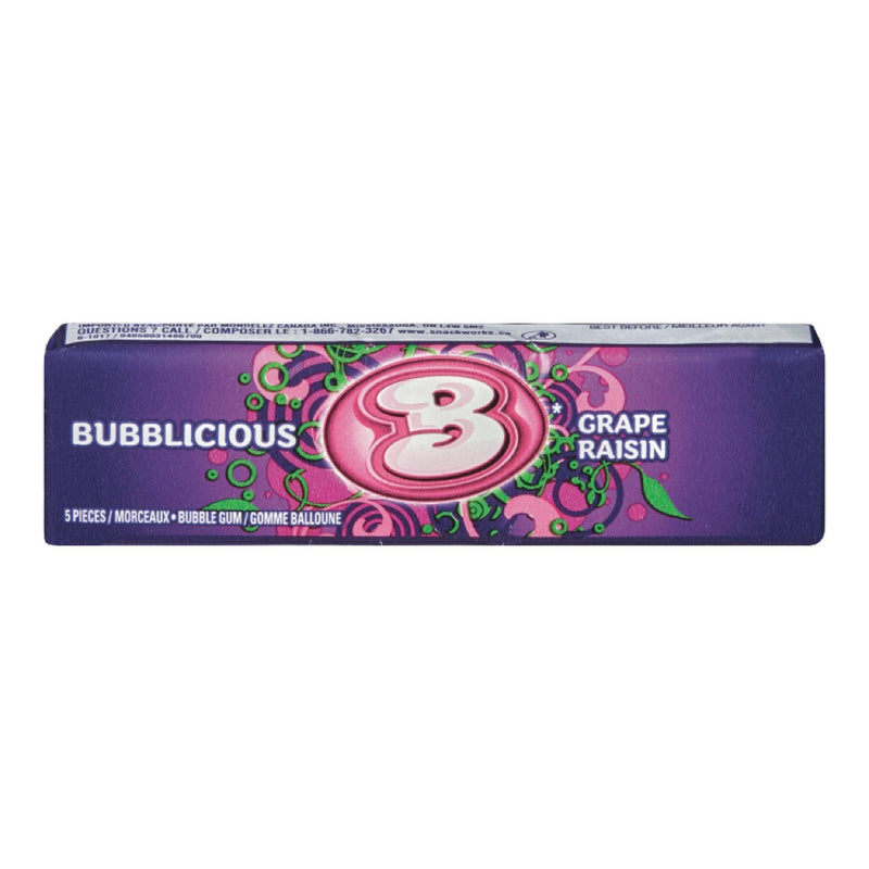 BUBBILICIOUS Grape Bubble Gum